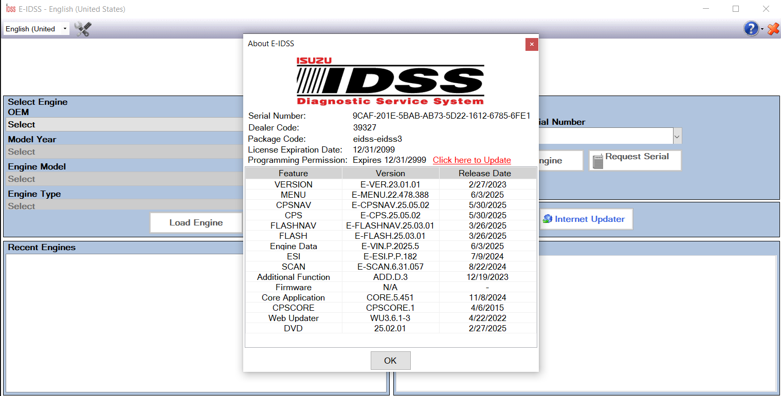 ISUZU E-IDSS 6.2025